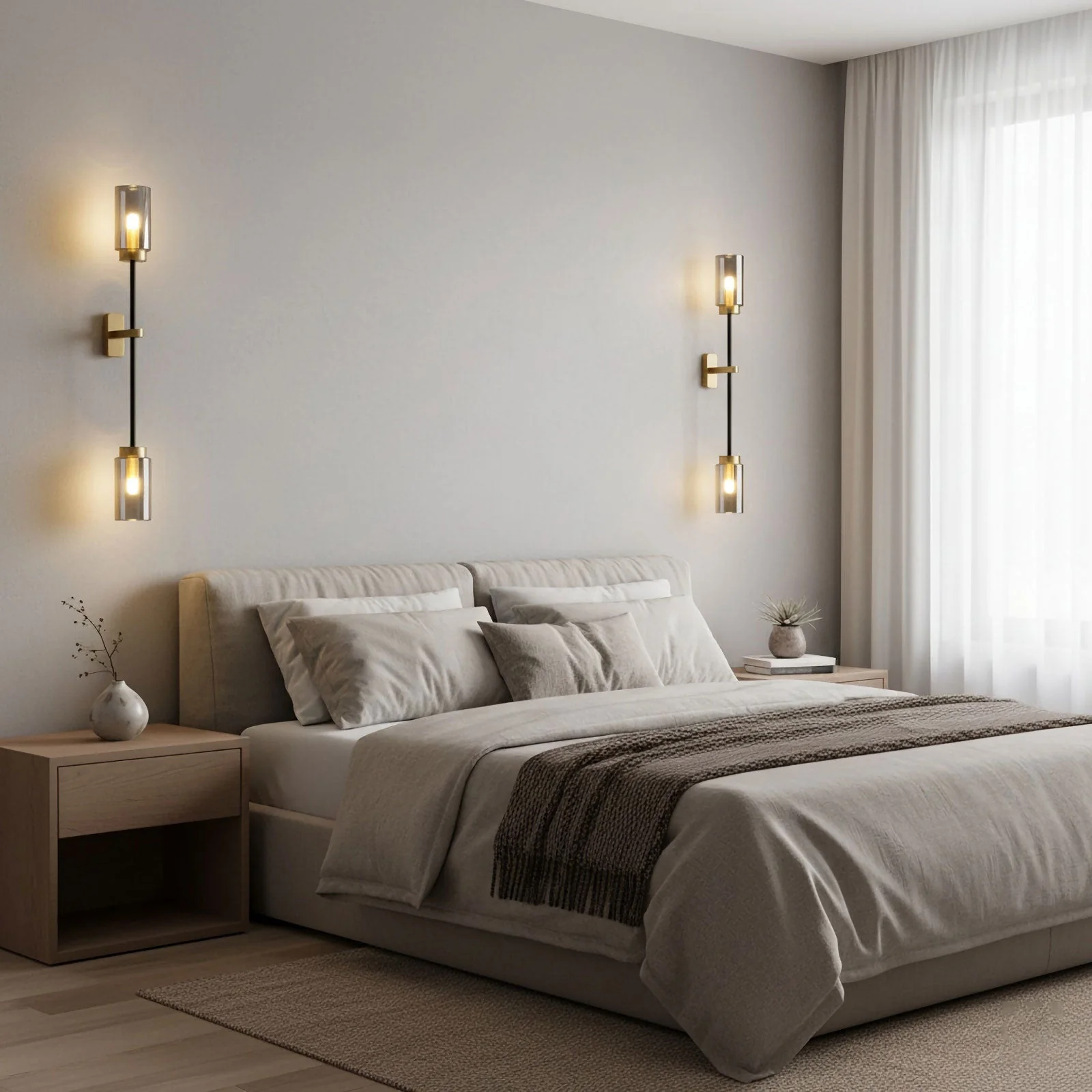 Modern Linear Glass Wall Lamp - Image 4