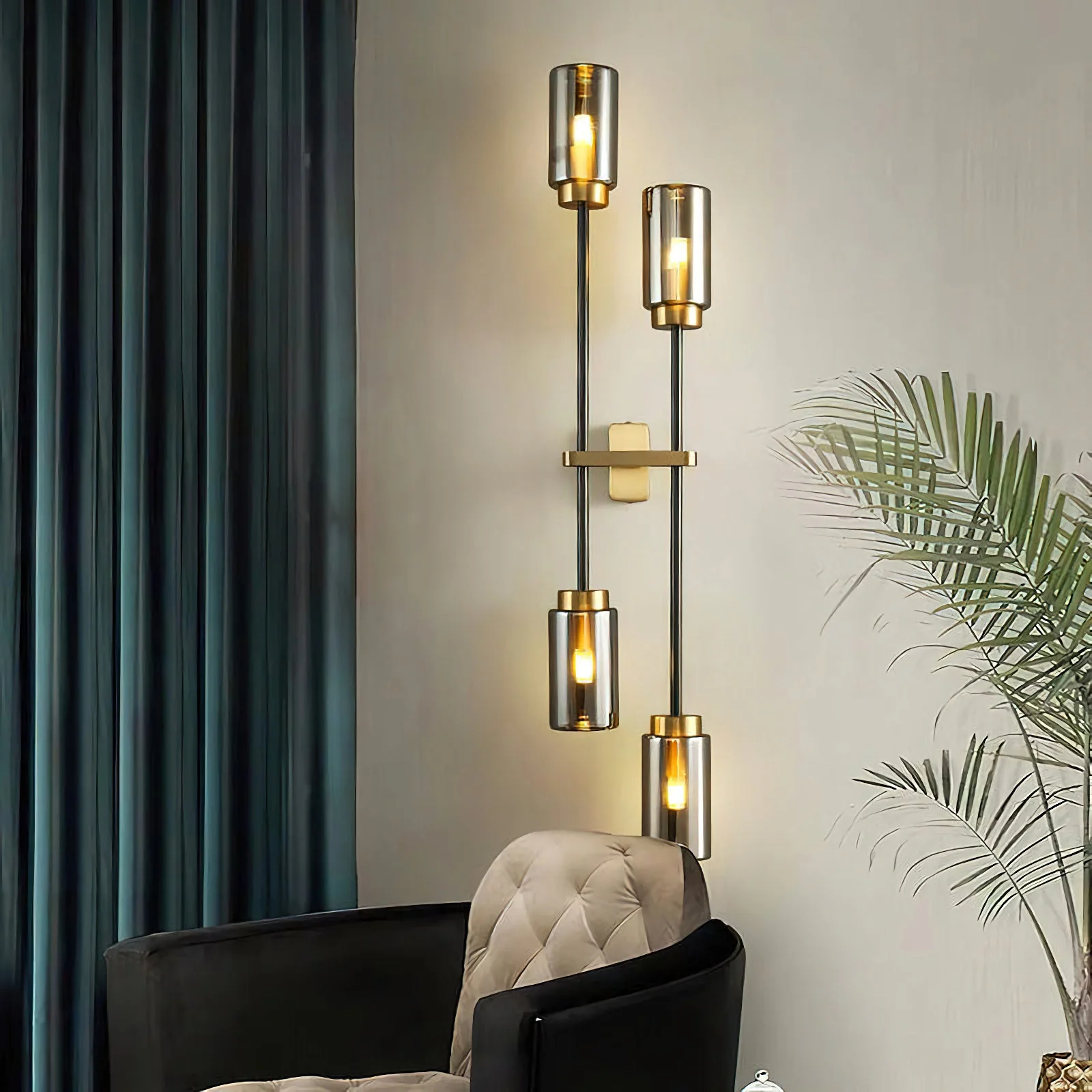 Modern Linear Glass Wall Lamp - Image 7