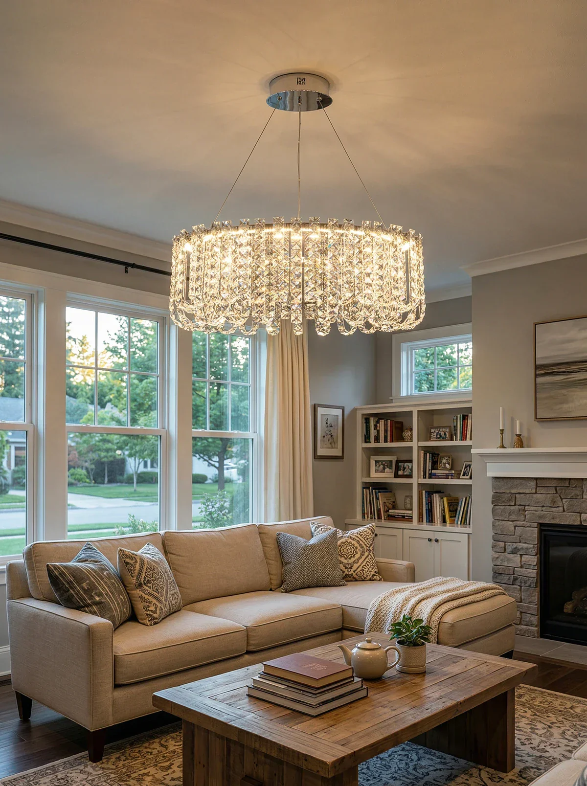 Luxurious Liora Crystal Tassel Chandelier - Image 15