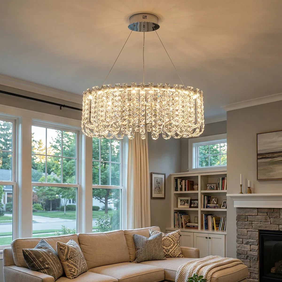 Luxurious Liora Crystal Tassel Chandelier - Image 16