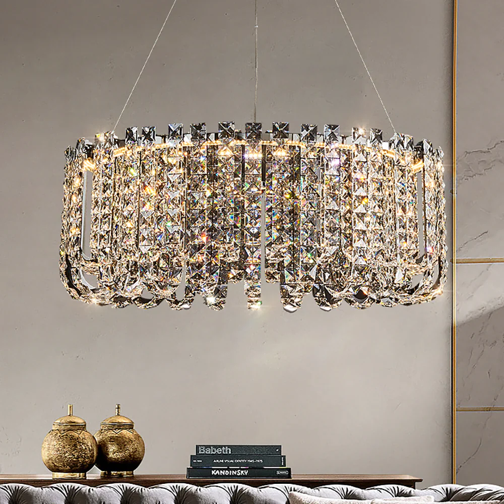 Luxurious Liora Crystal Tassel Chandelier - Image 6