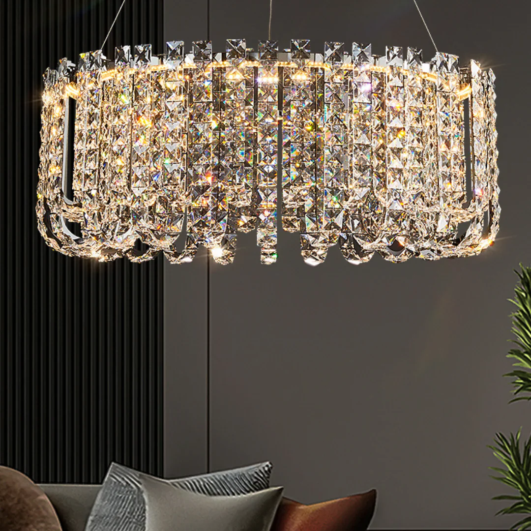 Luxurious Liora Crystal Tassel Chandelier - Image 8