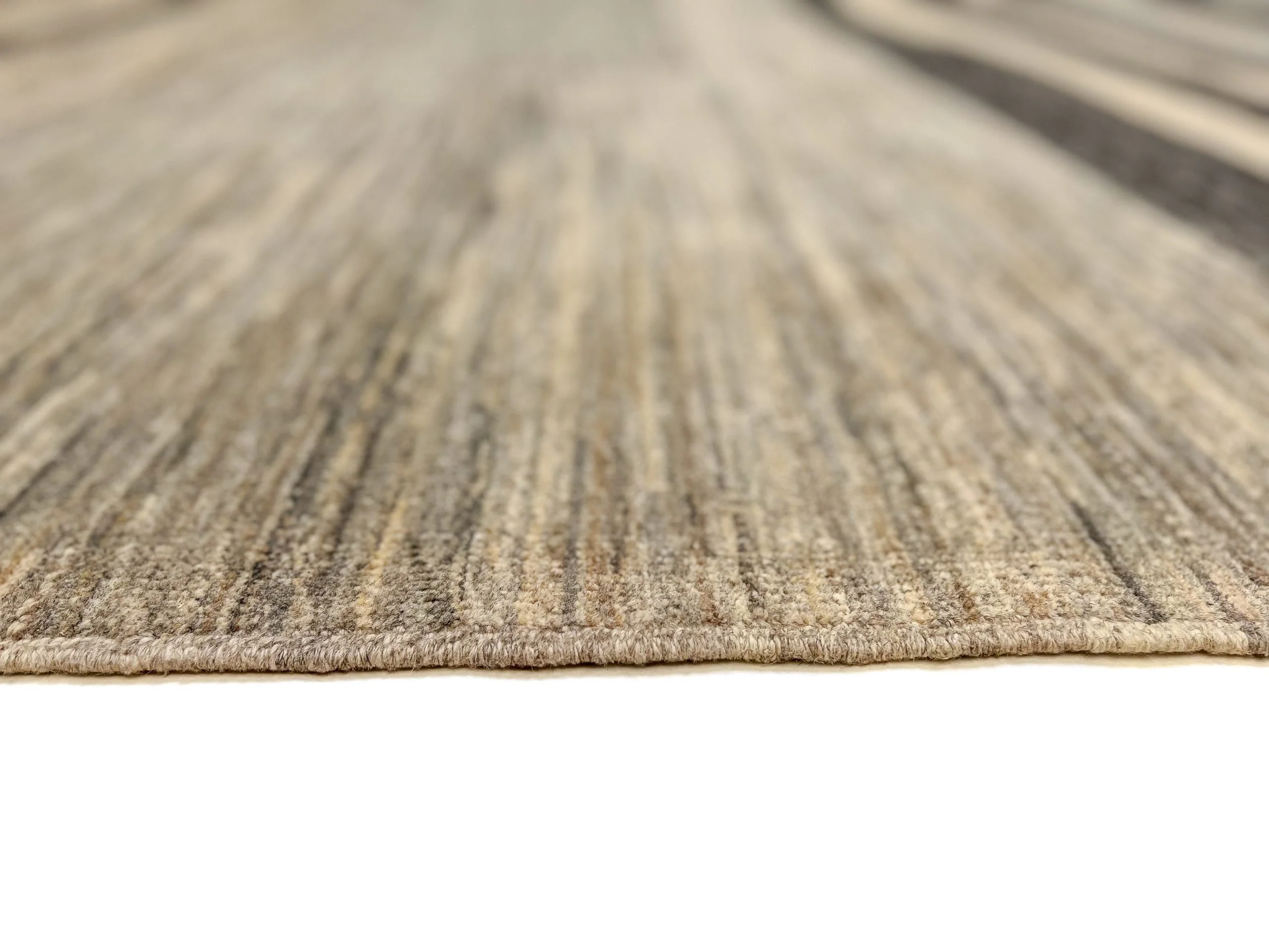 Modern Striped Gabbeh (8'02"x9'11") undyed/natural - Image 4