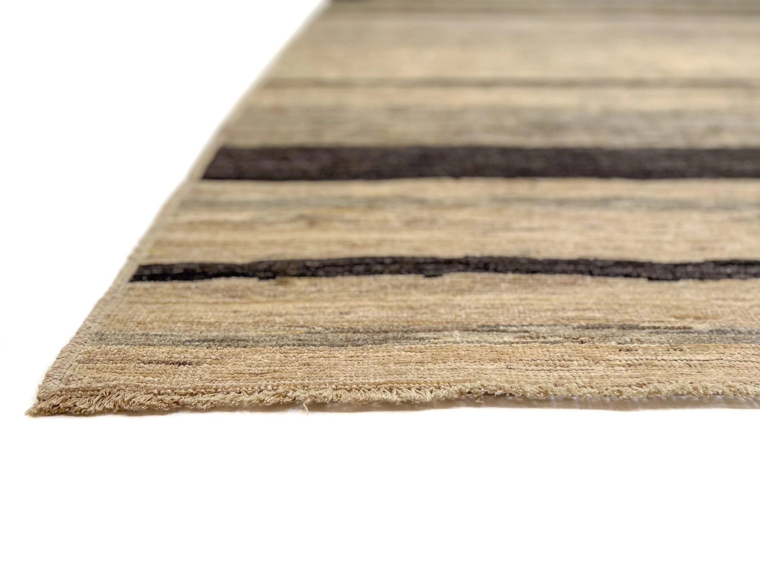 Modern Striped Gabbeh (8'02"x9'11") undyed/natural - Image 5