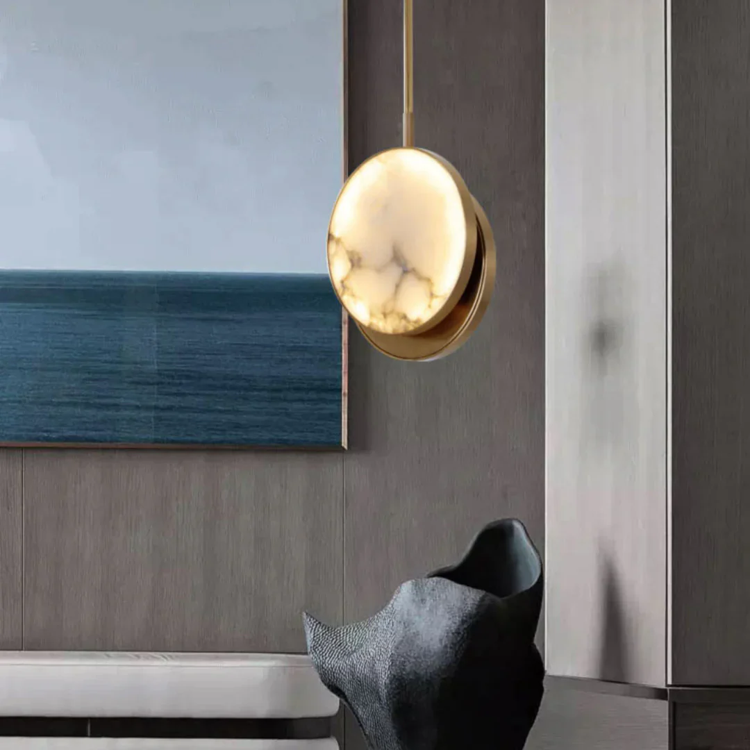 Moonshade Alabaster Pendant Light - Image 10