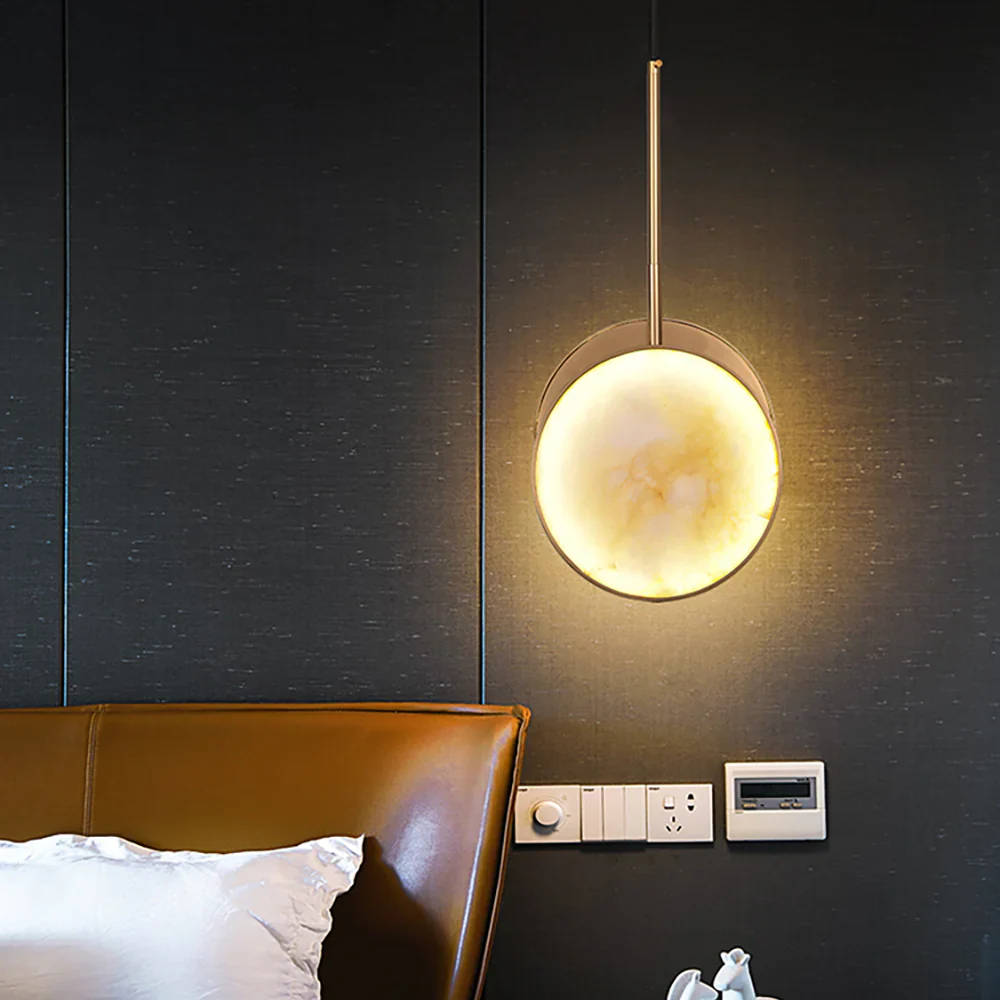 Moonshade Alabaster Pendant Light - Image 2
