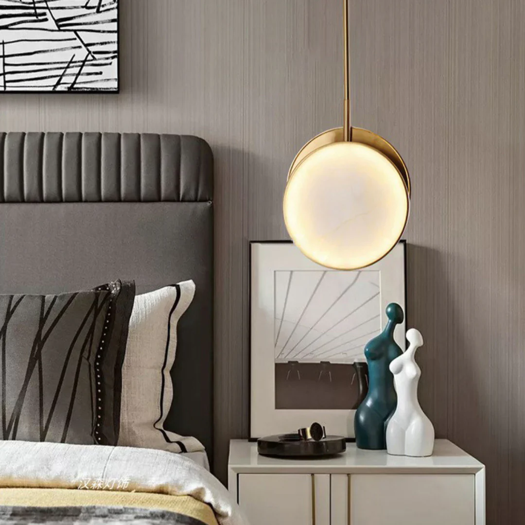 Moonshade Alabaster Pendant Light - Image 3