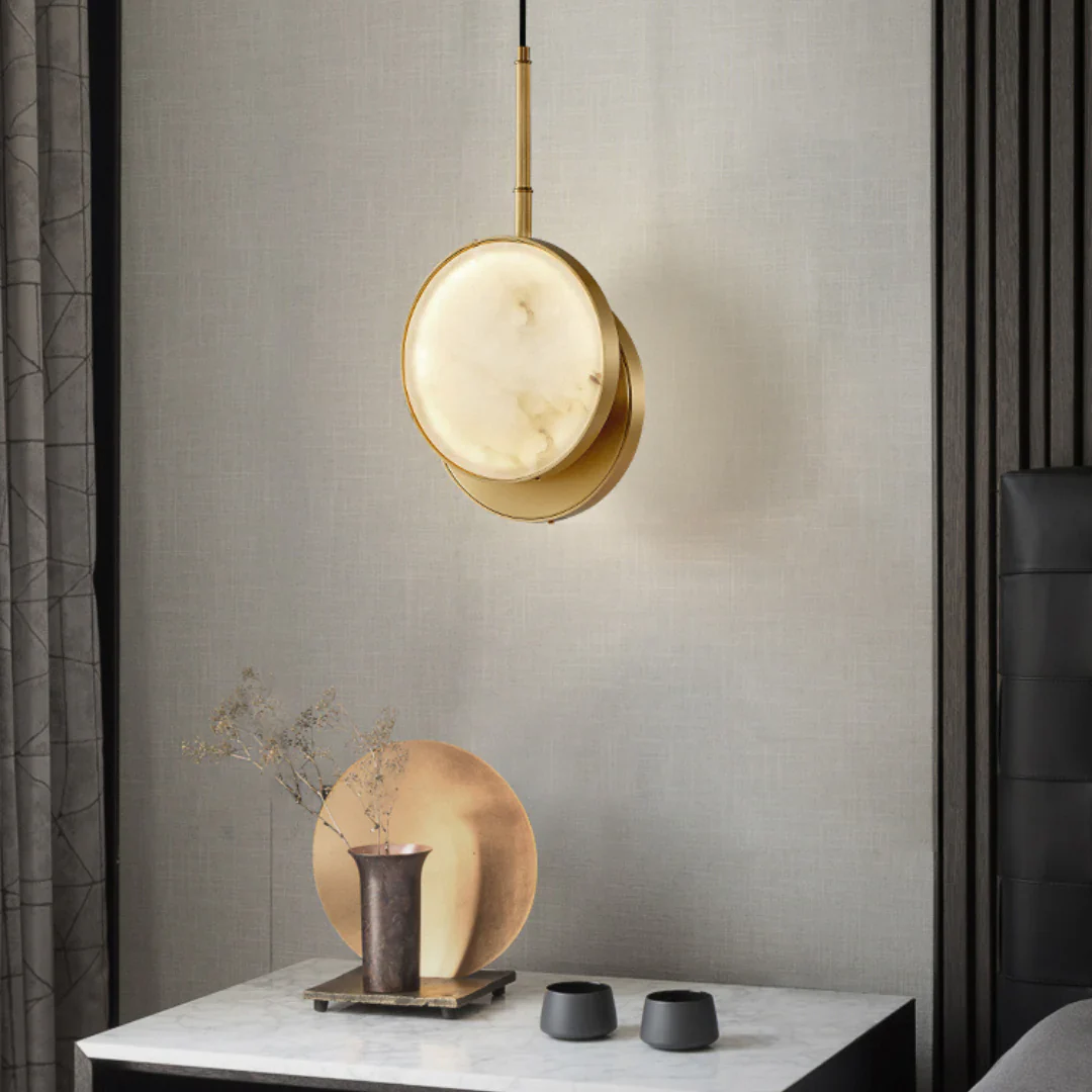 Moonshade Alabaster Pendant Light - Image 4