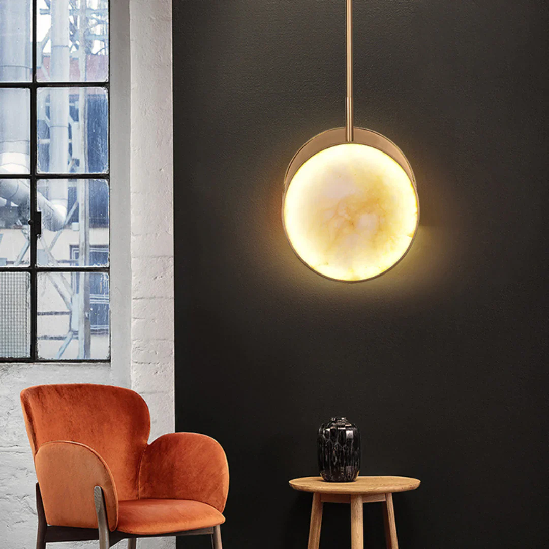 Moonshade Alabaster Pendant Light - Image 7