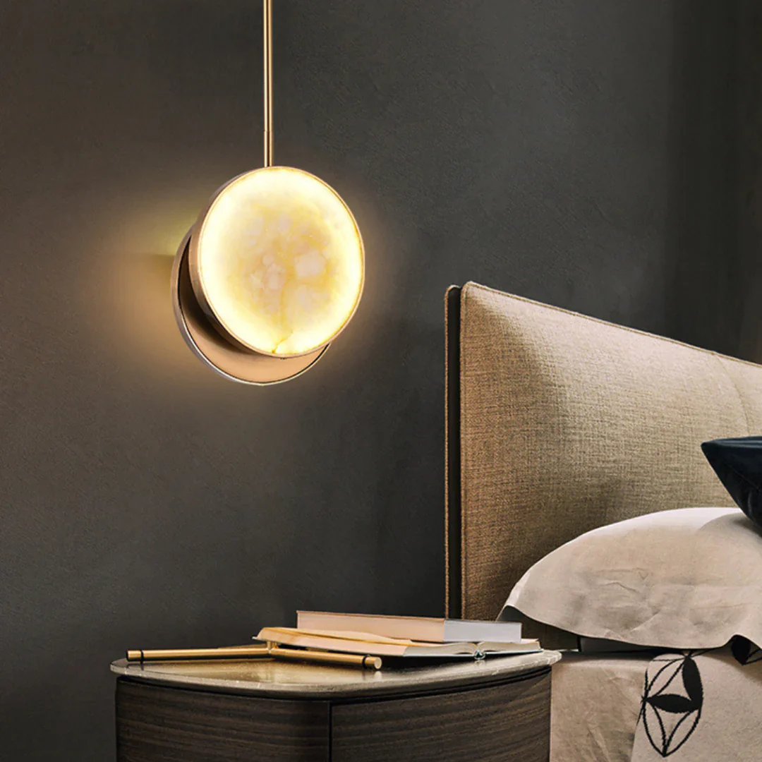 Moonshade Alabaster Pendant Light - Image 9