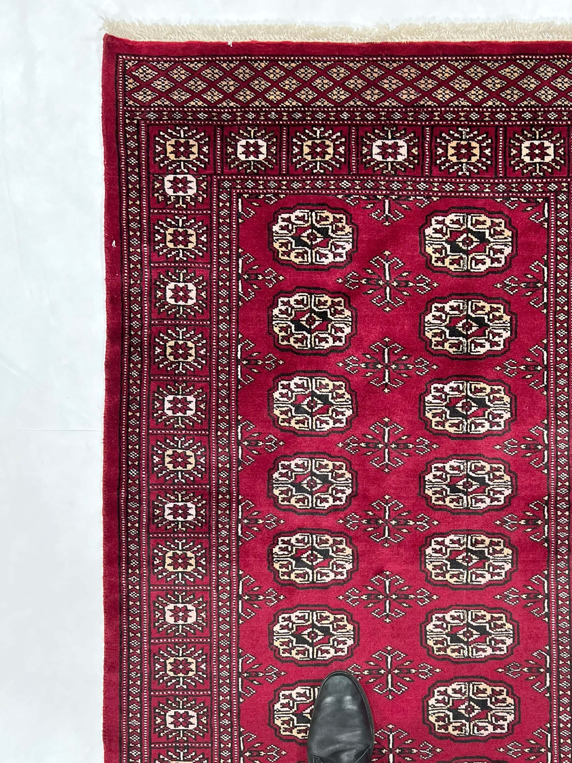Mori Bokhara (3'01"x4'11") dk.red - Image 6