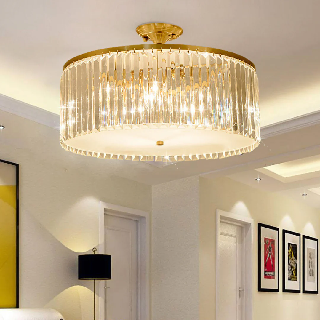 Morup Modern Crystal Ceiling Light - Image 14