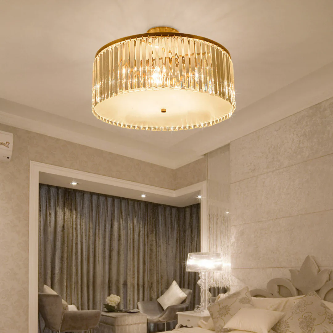 Morup Modern Crystal Ceiling Light - Image 8