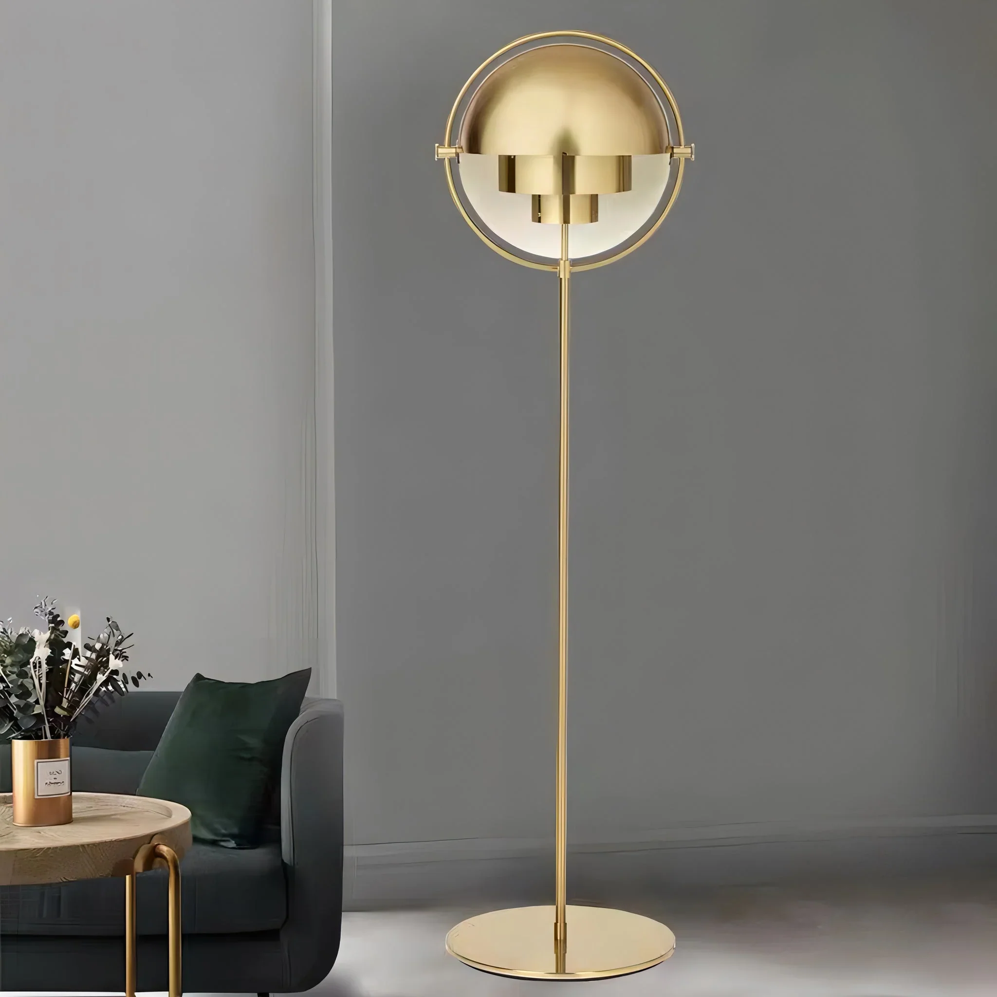 Multi-Lite Rotating Ball Floor Lamp - Image 12