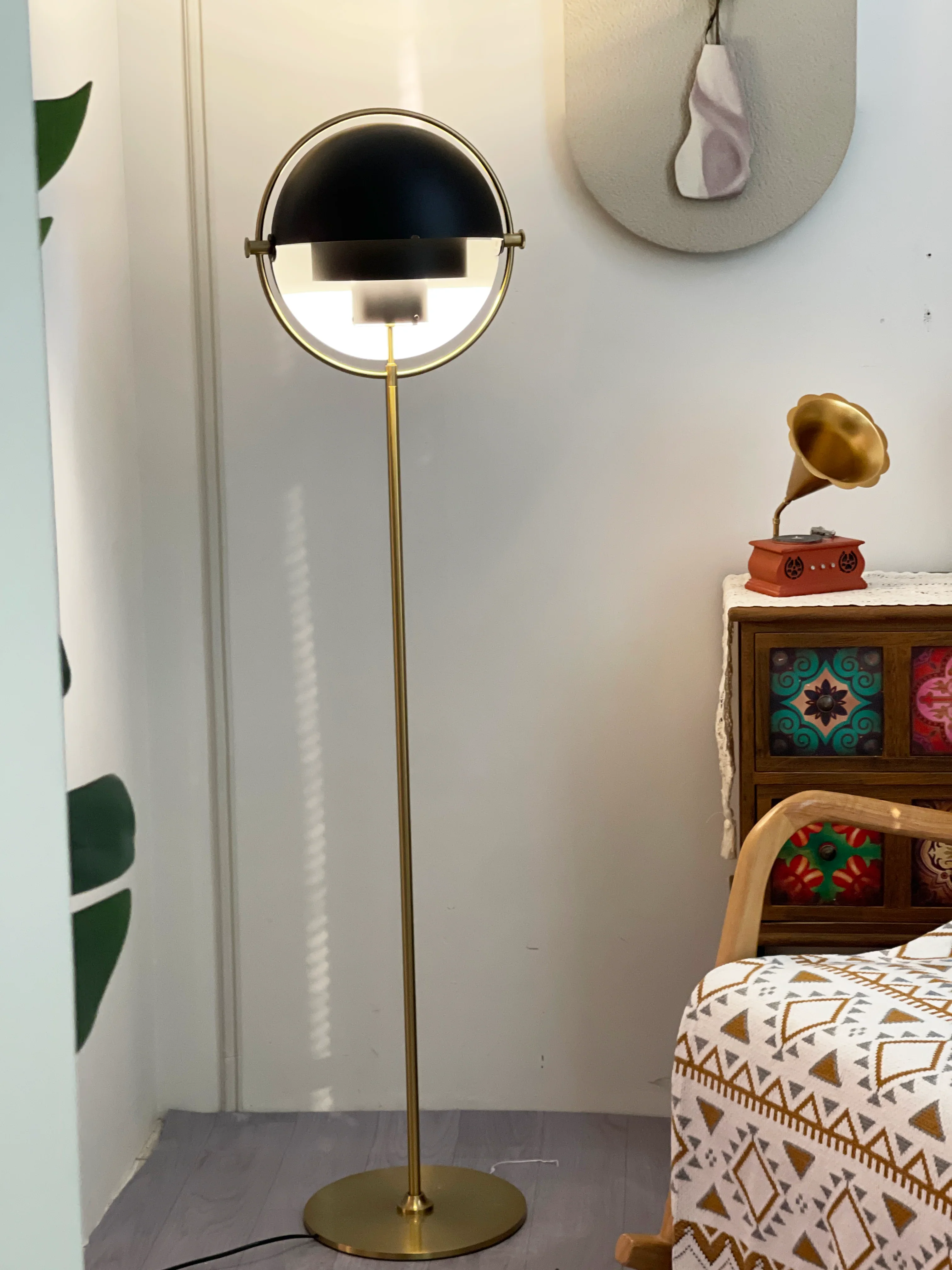 Multi-Lite Rotating Ball Floor Lamp - Image 8