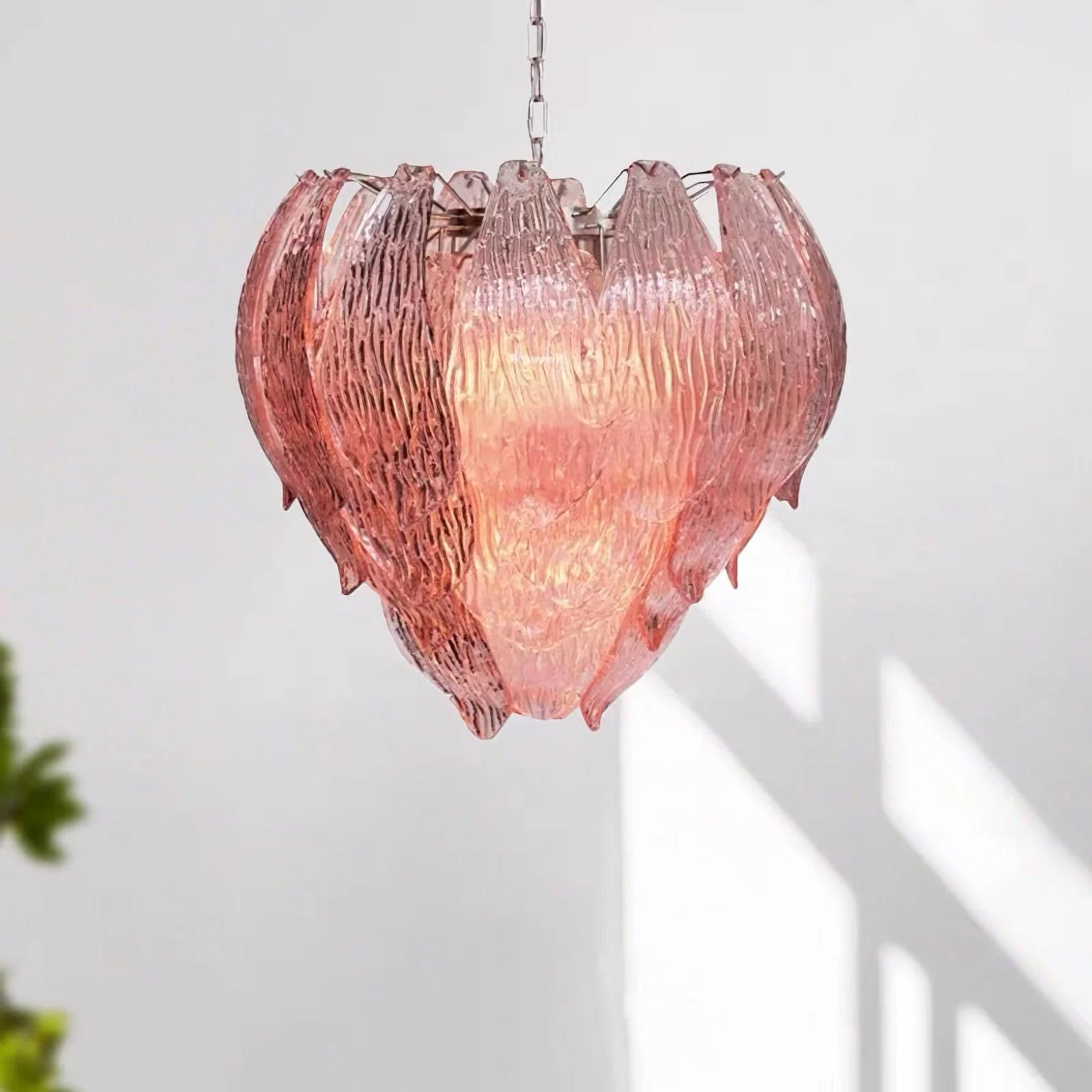 Murano Flower Bud Glass Chandelier - Image 2