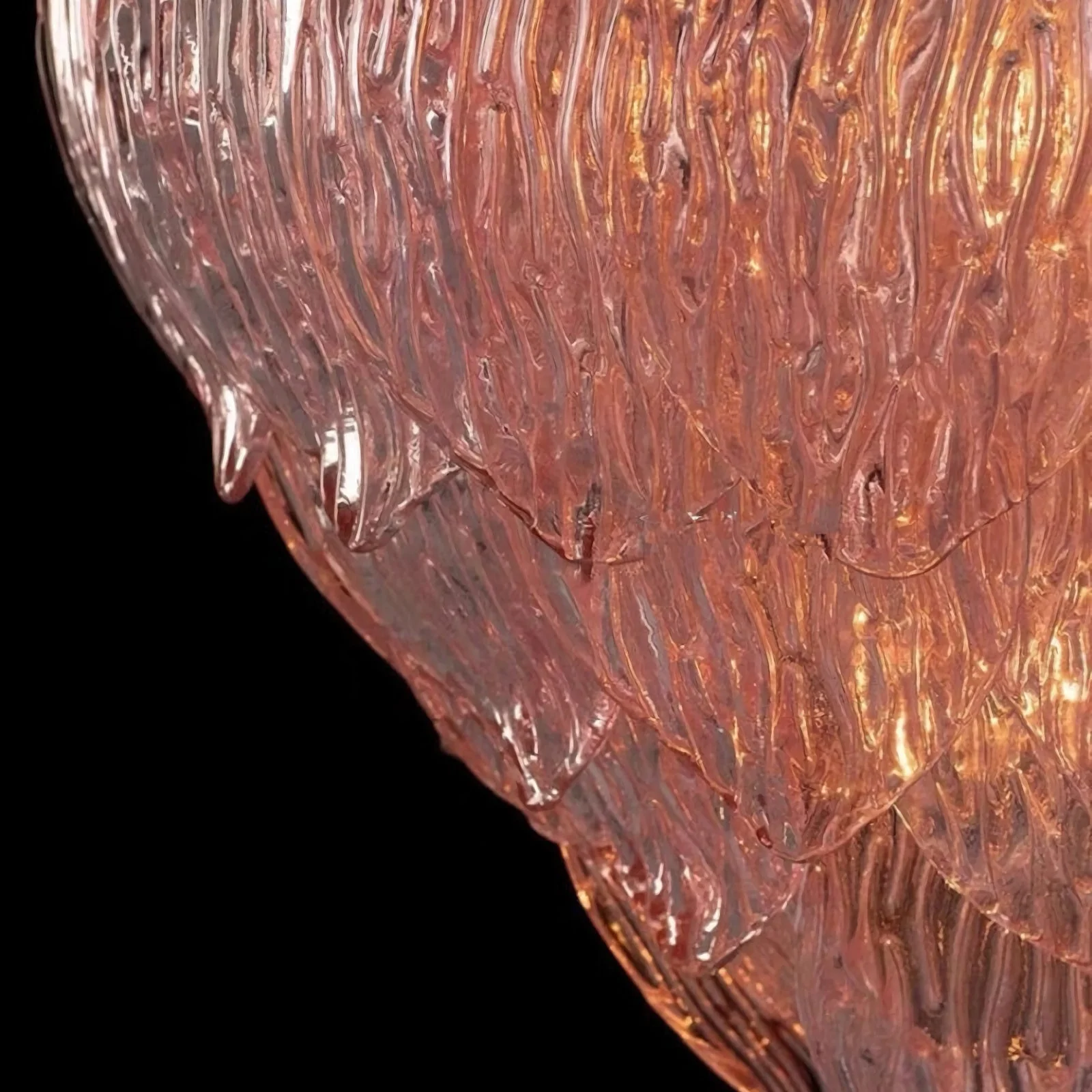 Murano Flower Bud Glass Chandelier - Image 8