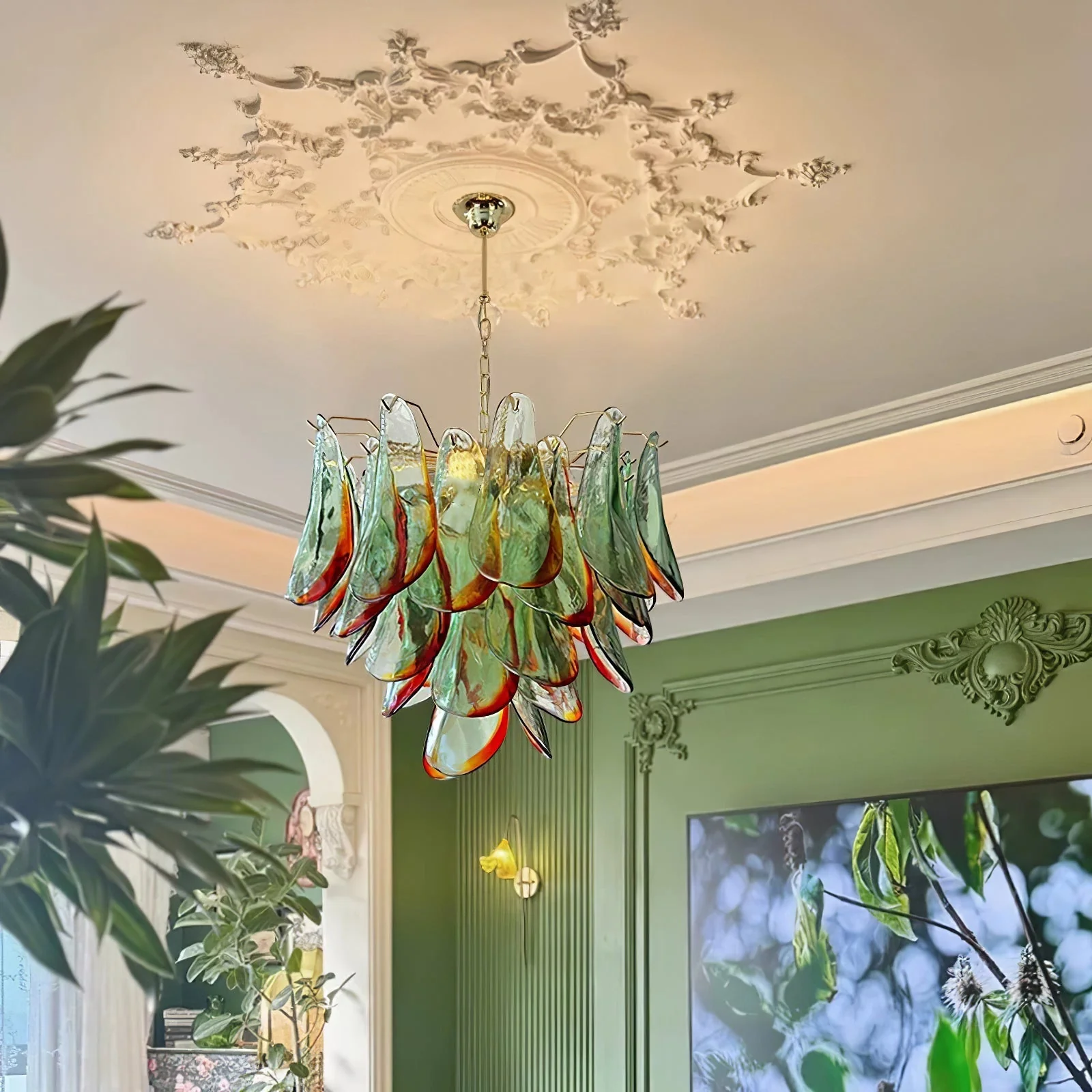 Murano Glass Chandelier - Image 7