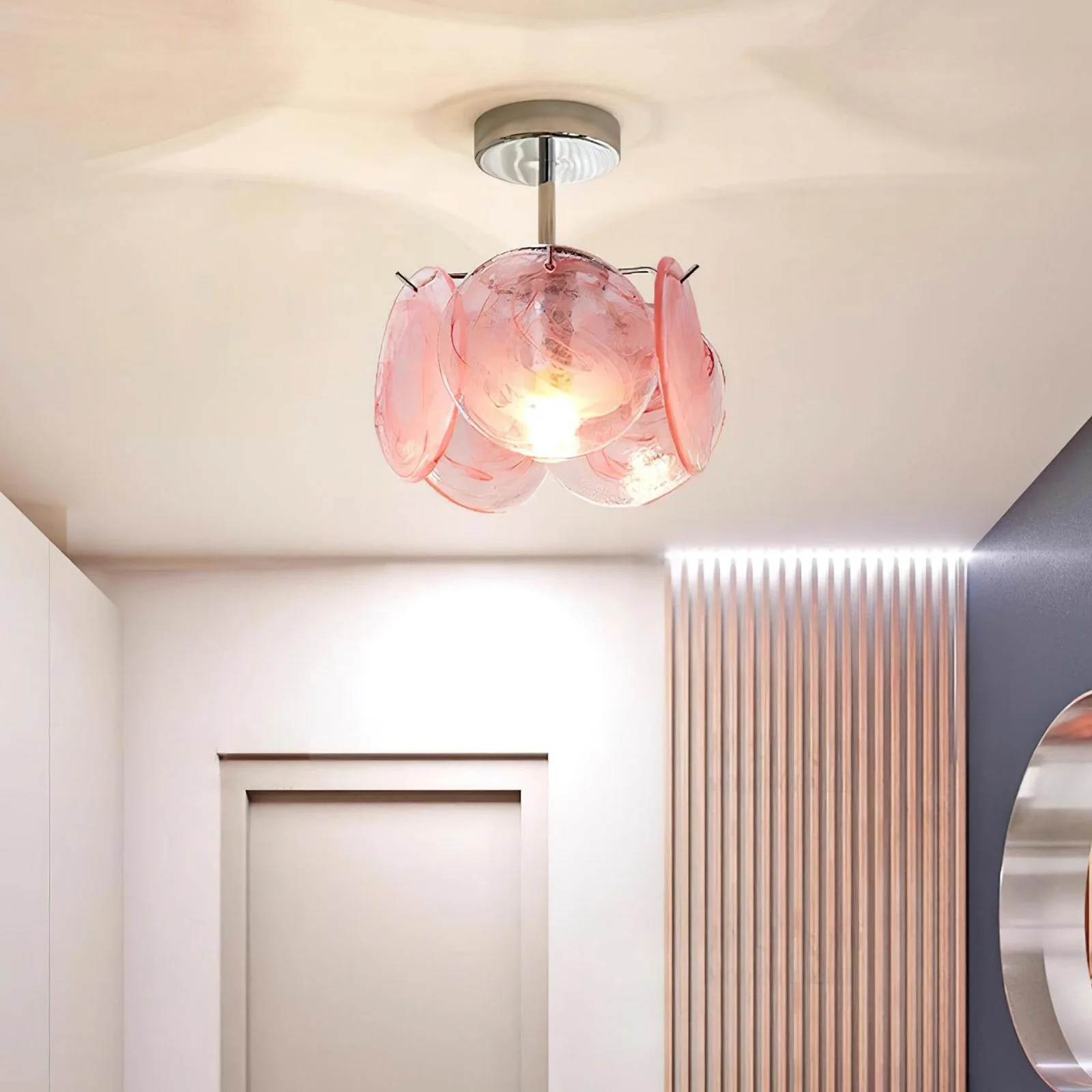 Murano Nordic Glass Ceiling Lamp - Image 2