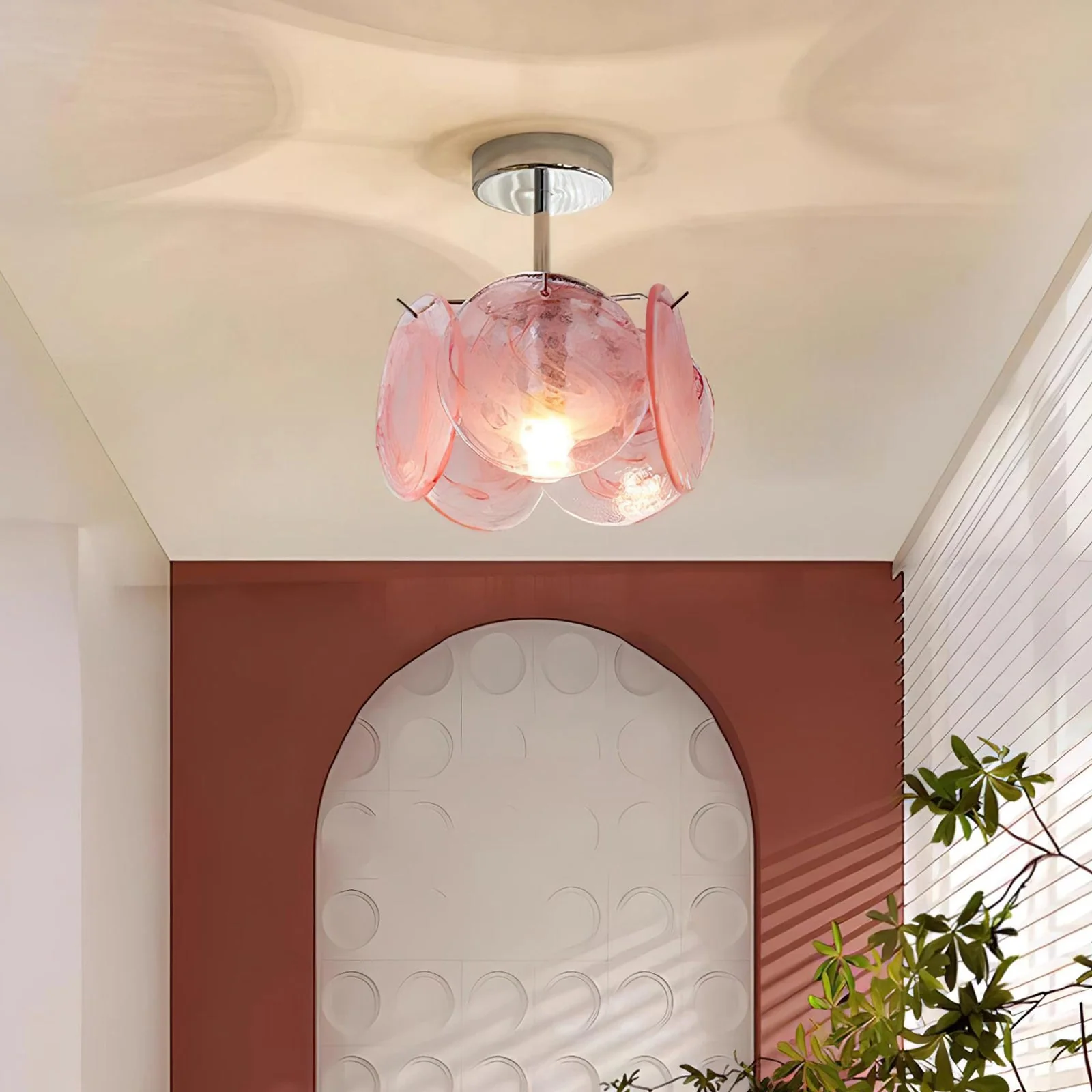 Murano Nordic Glass Ceiling Lamp - Image 3