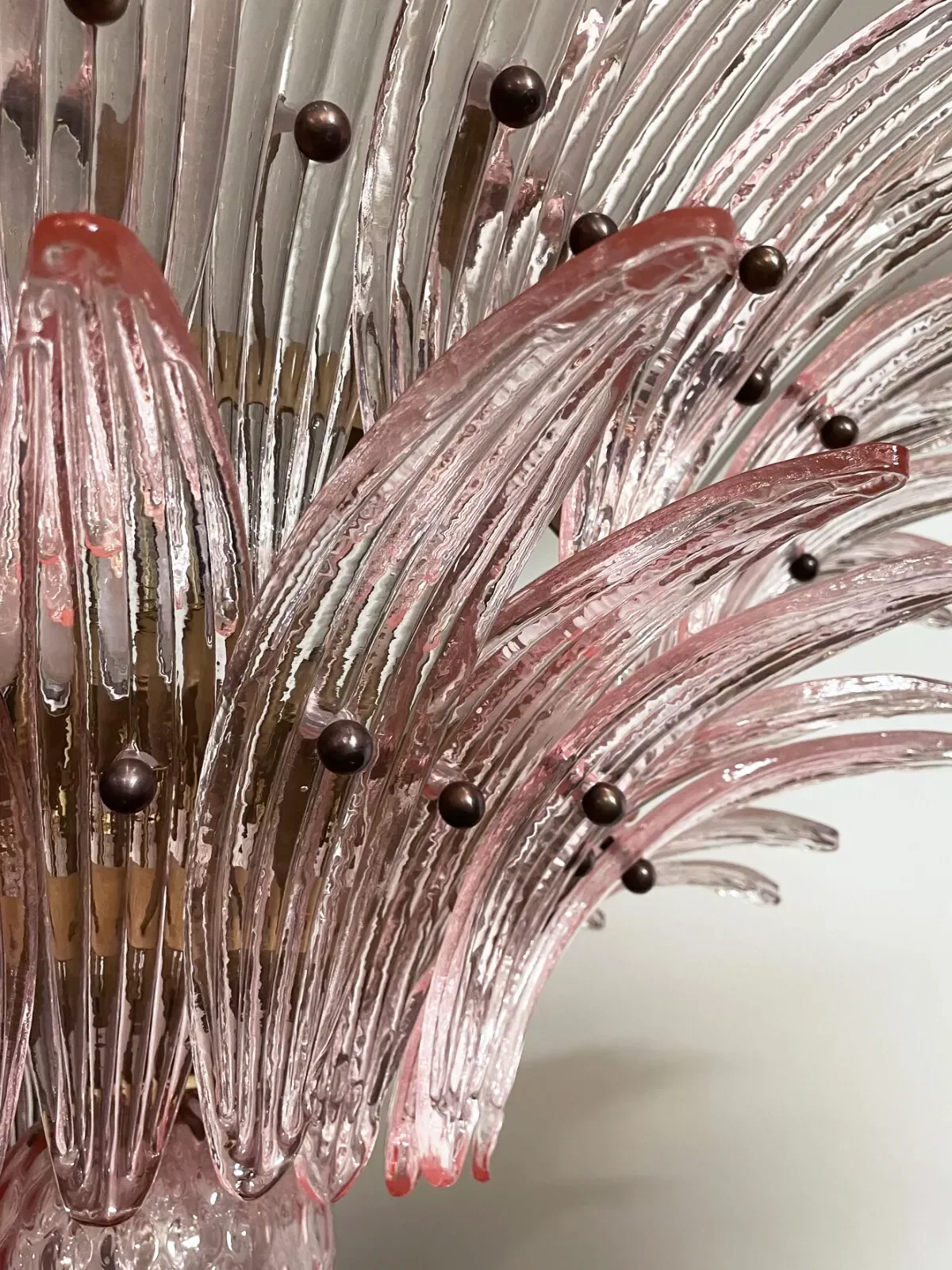 Murano Palmette Pink Chandelier - Image 15