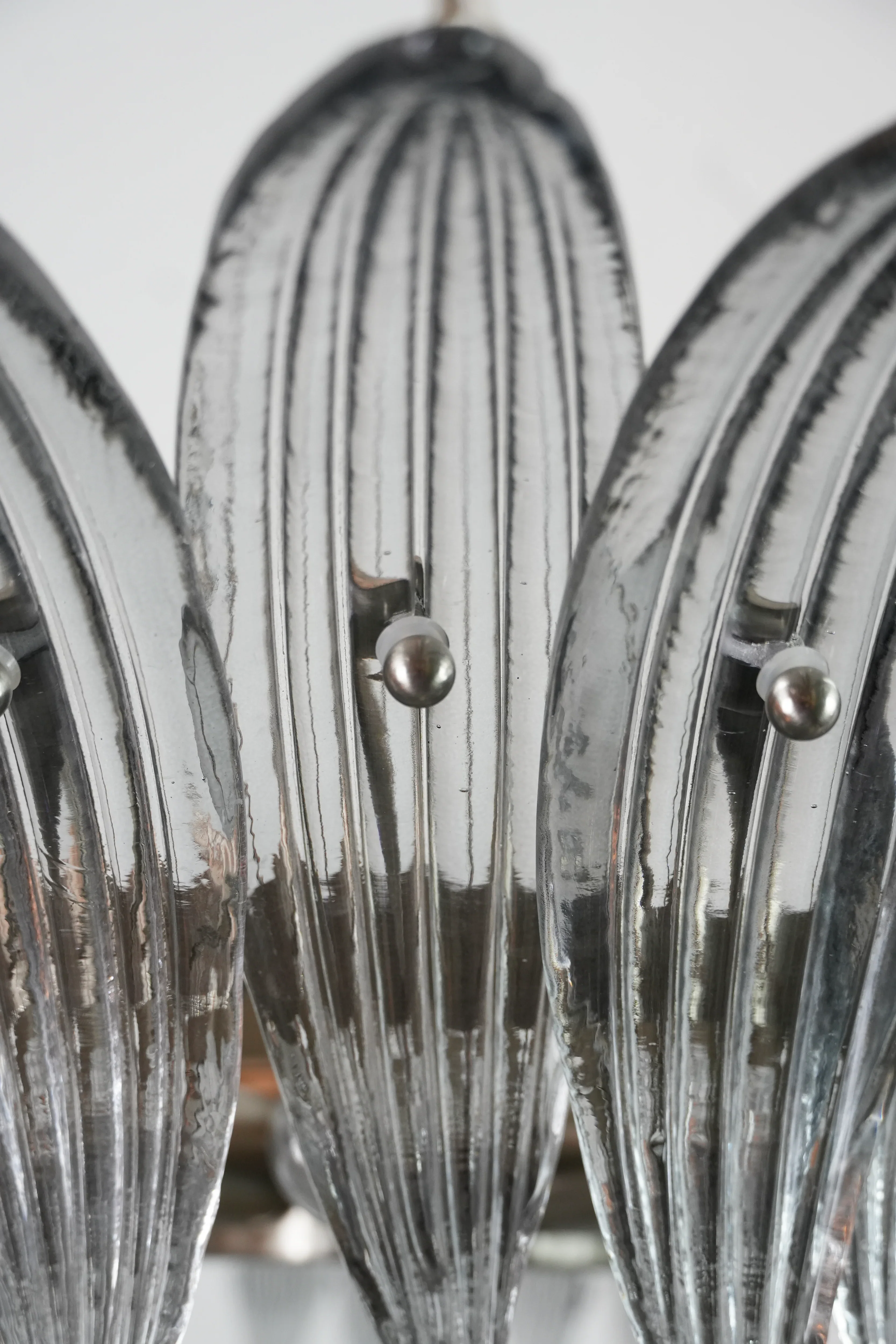 Murano Palmette Smoked Chandelier - Image 12