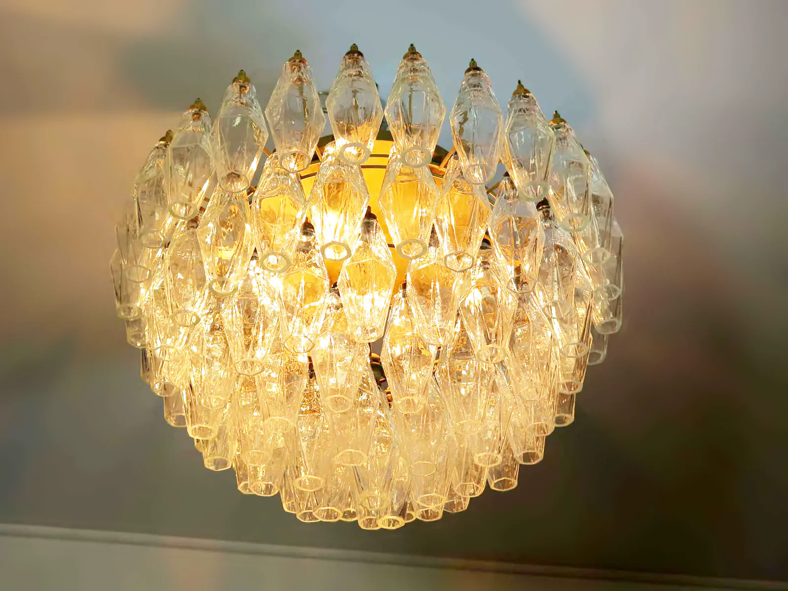 Murano Poliedri Transparent Ceiling Light - Image 12