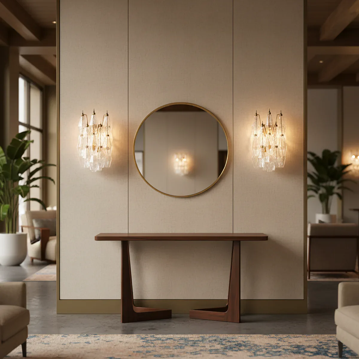 Murano Poliedri Transparent Glass Wall Sconces - Image 13