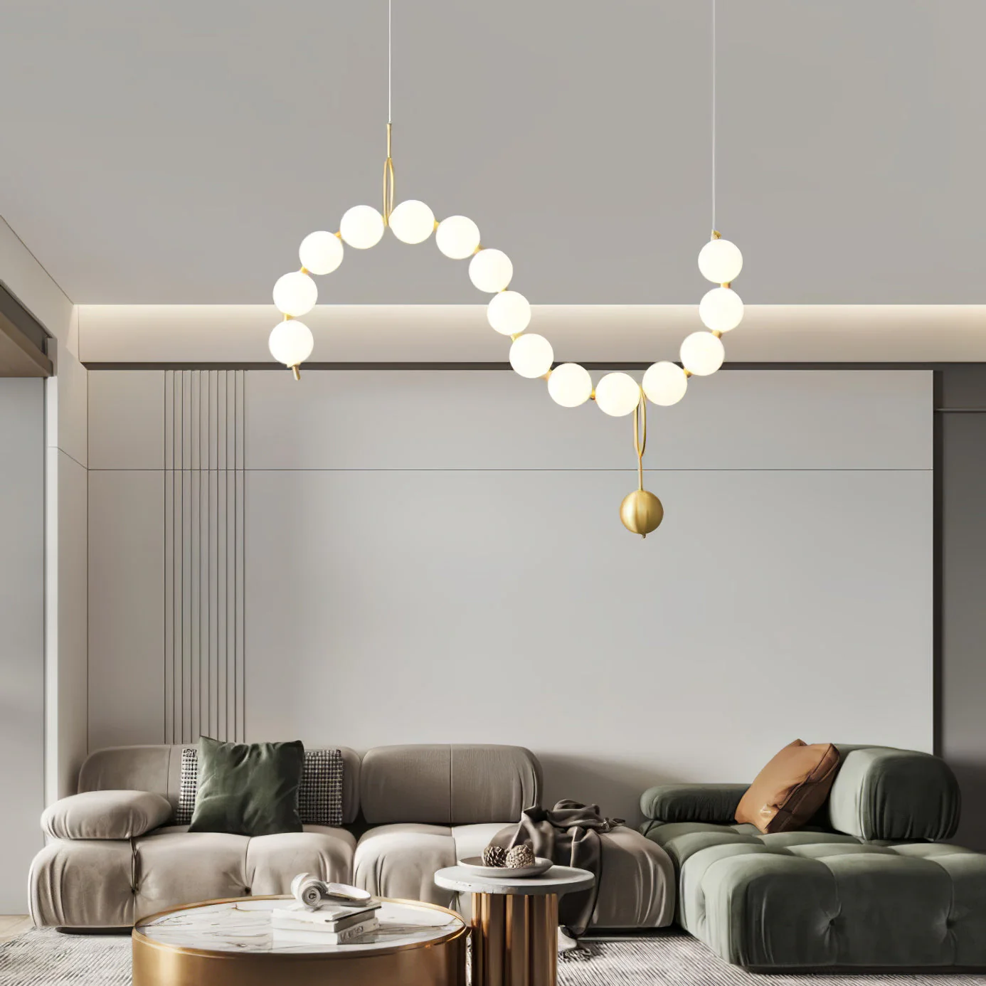 Necklace LED Pendant Lamp - Image 65