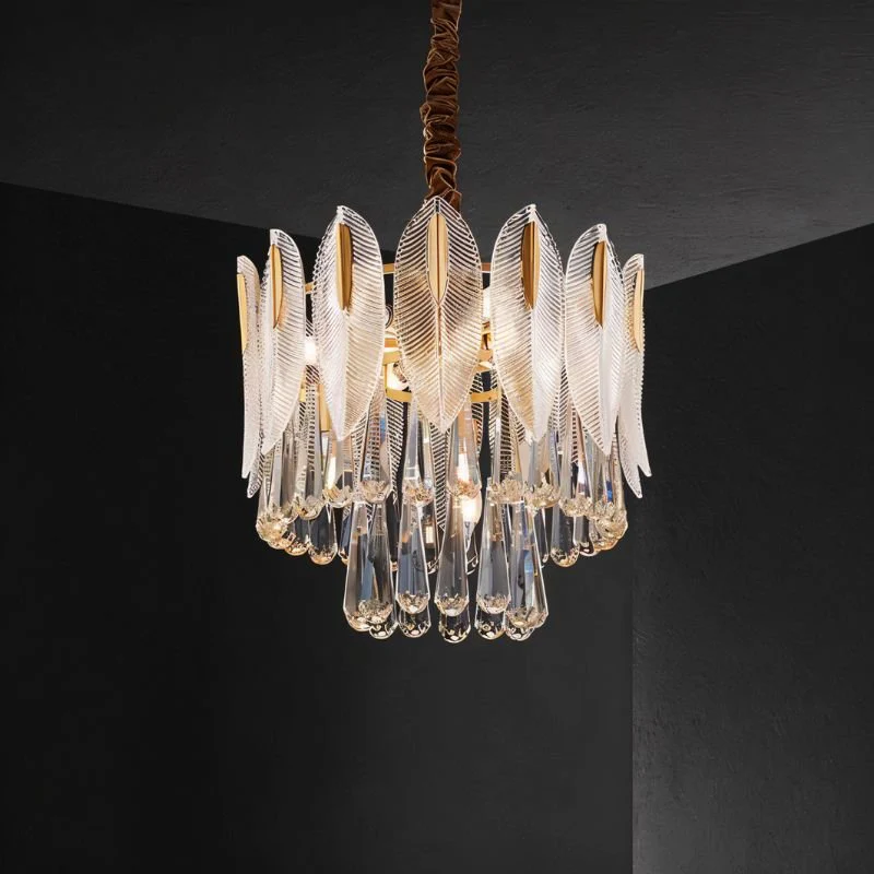 Nehora Round Crystal Chandelier - Image 3
