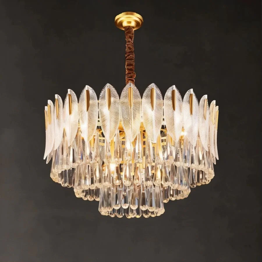 Nehora Round Crystal Chandelier - Image 4