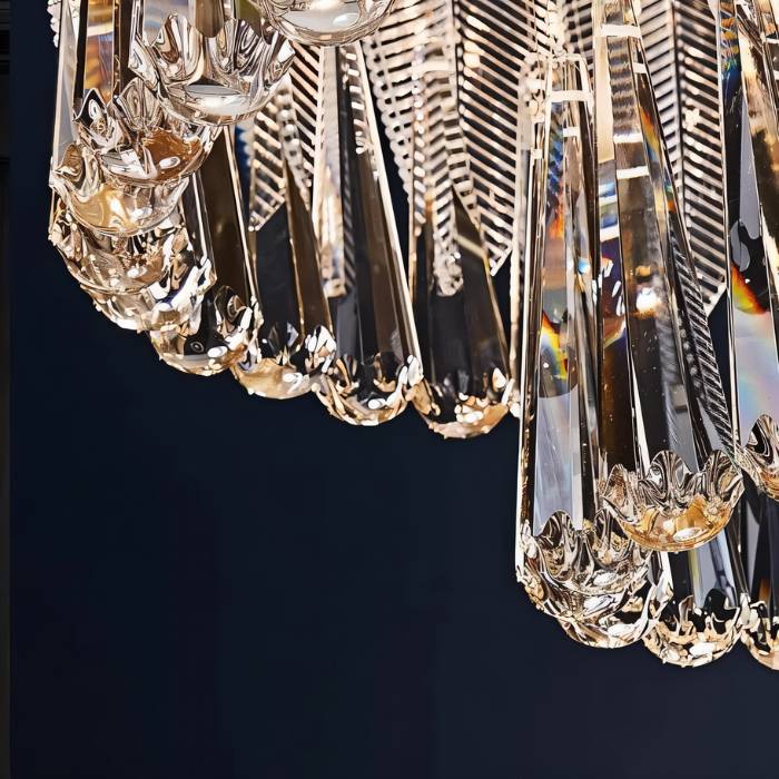 Nehora Round Crystal Chandelier - Image 7