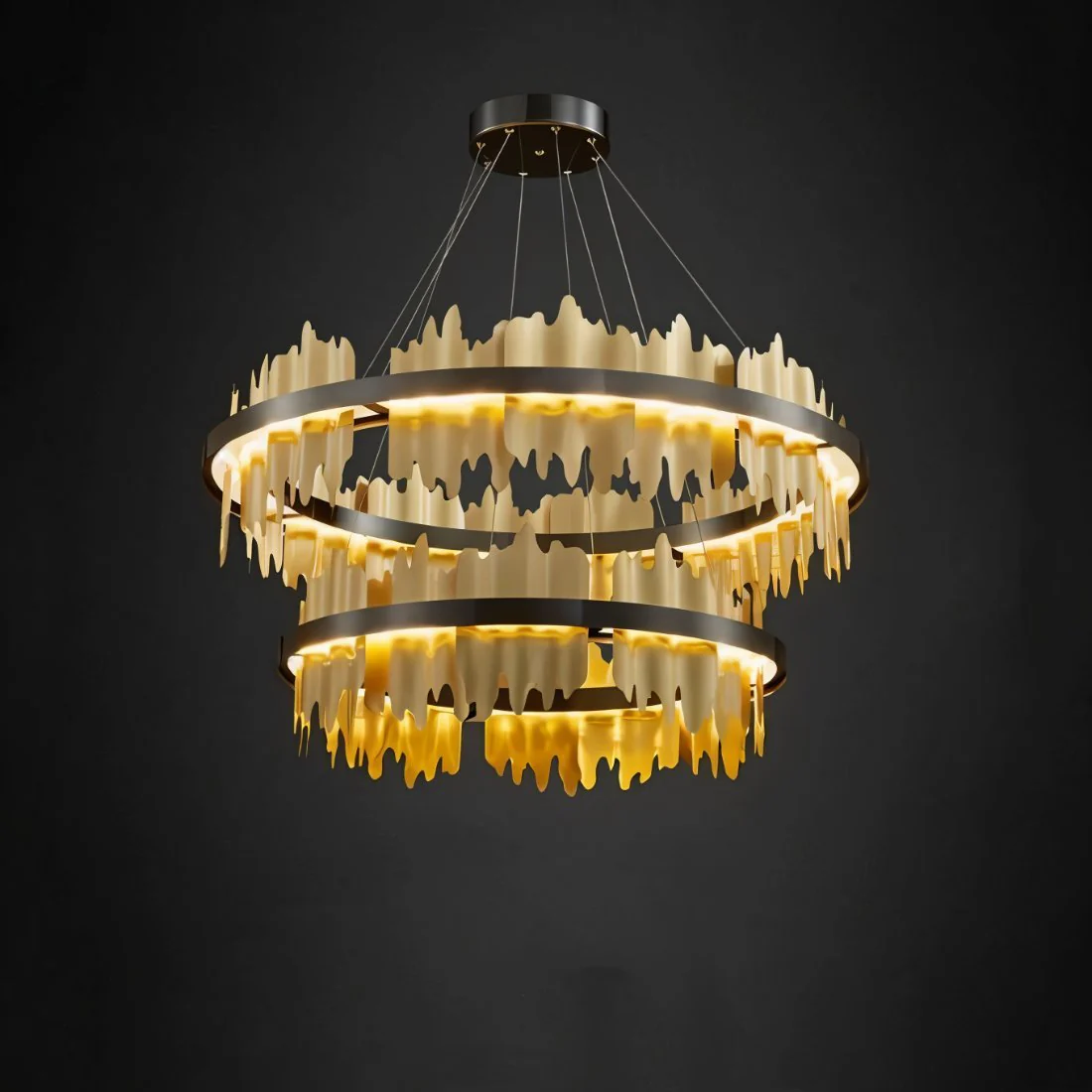 Ninda Tiered Round Chandelier - Image 3