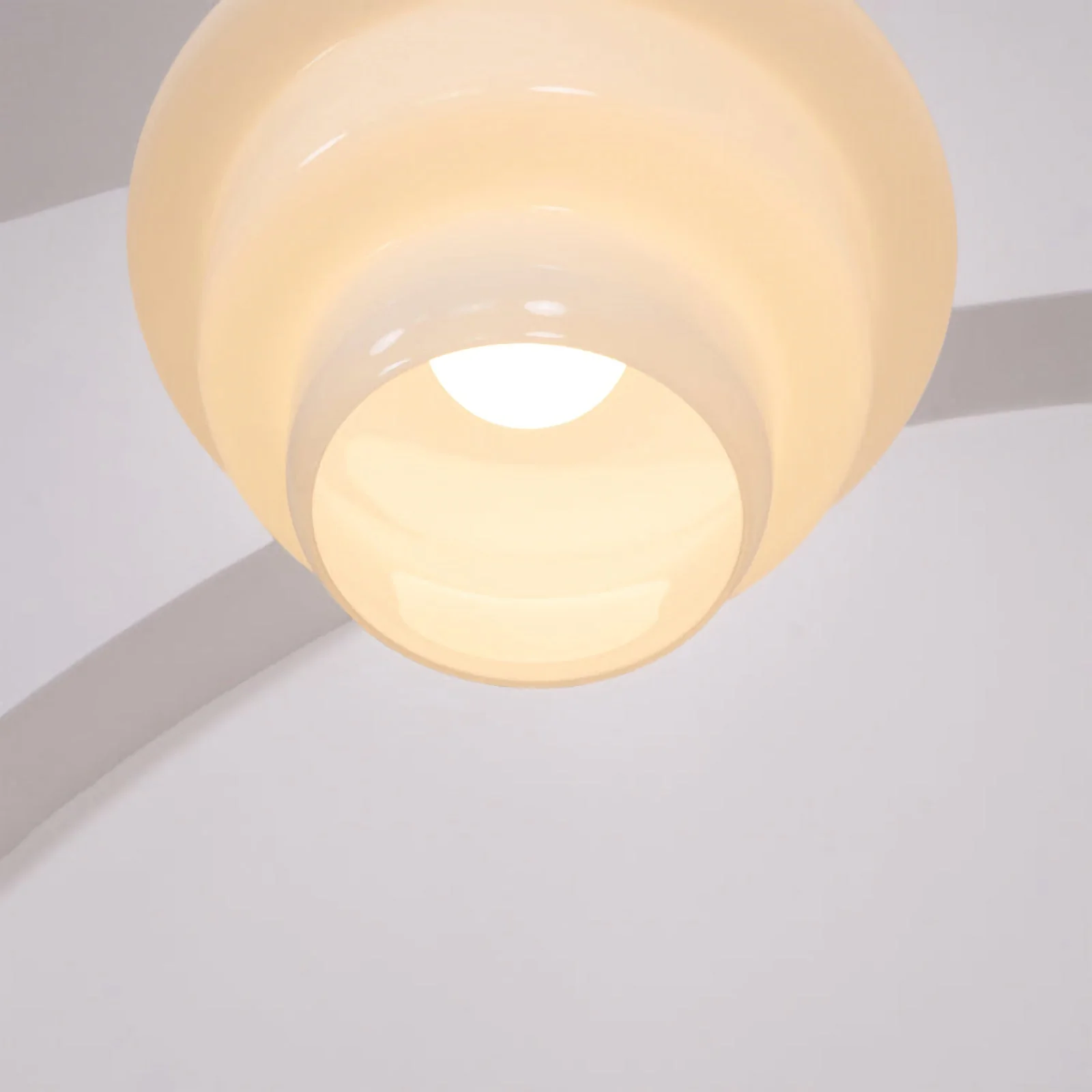 Nordic Cream White Glass Pendant Lights - Image 12