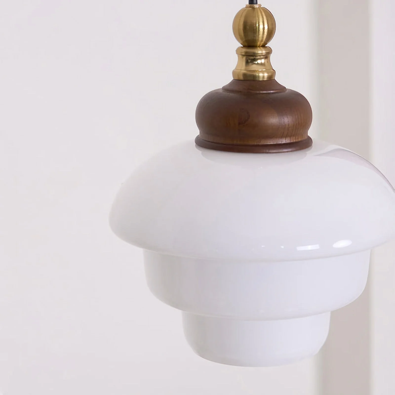 Nordic Cream White Glass Pendant Lights - Image 13
