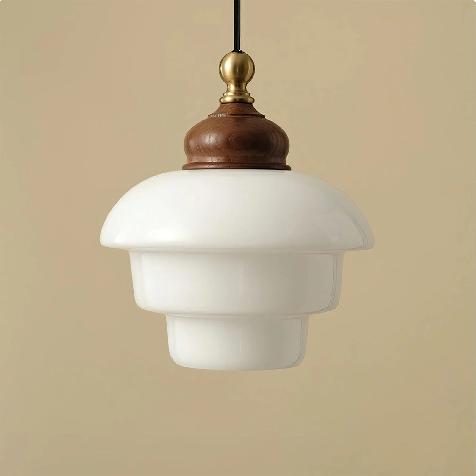 Nordic Cream White Glass Pendant Lights - Image 15
