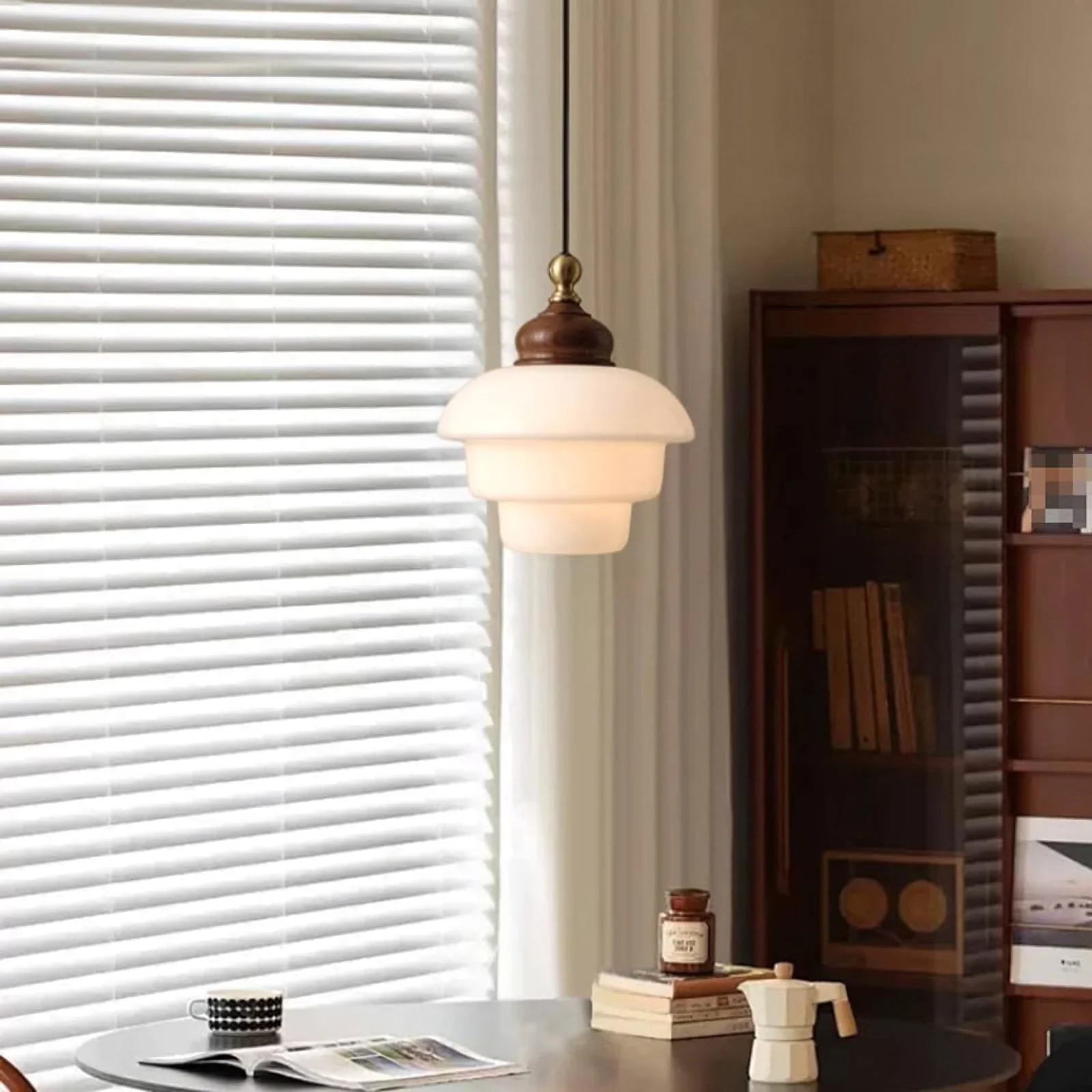 Nordic Cream White Glass Pendant Lights - Image 5