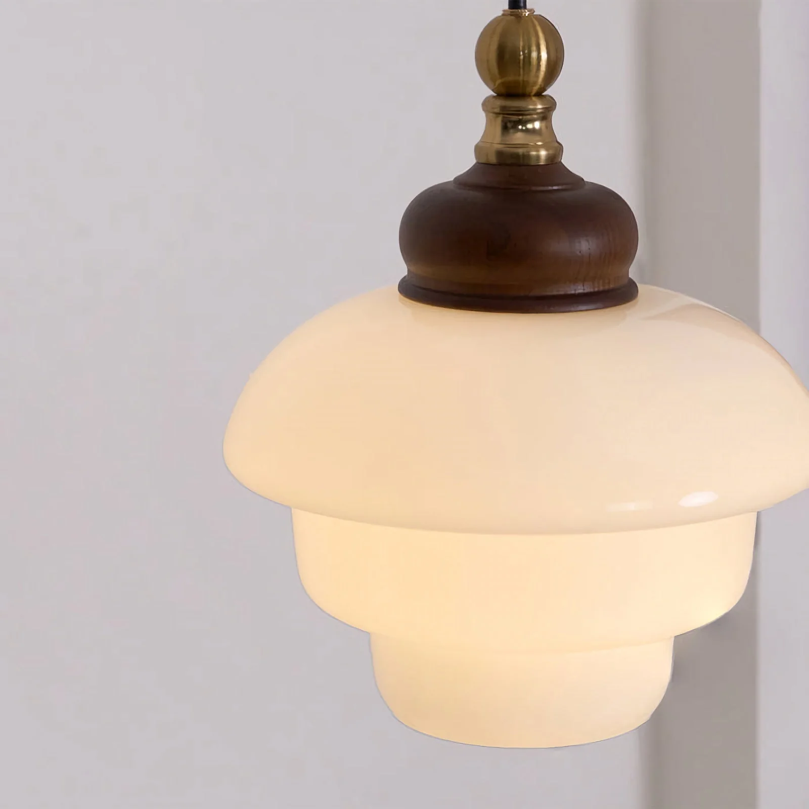 Nordic Cream White Glass Pendant Lights - Image 9