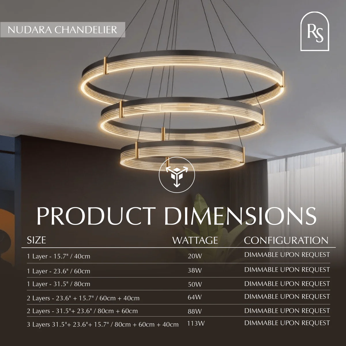 Nudara Chandelier - Image 12