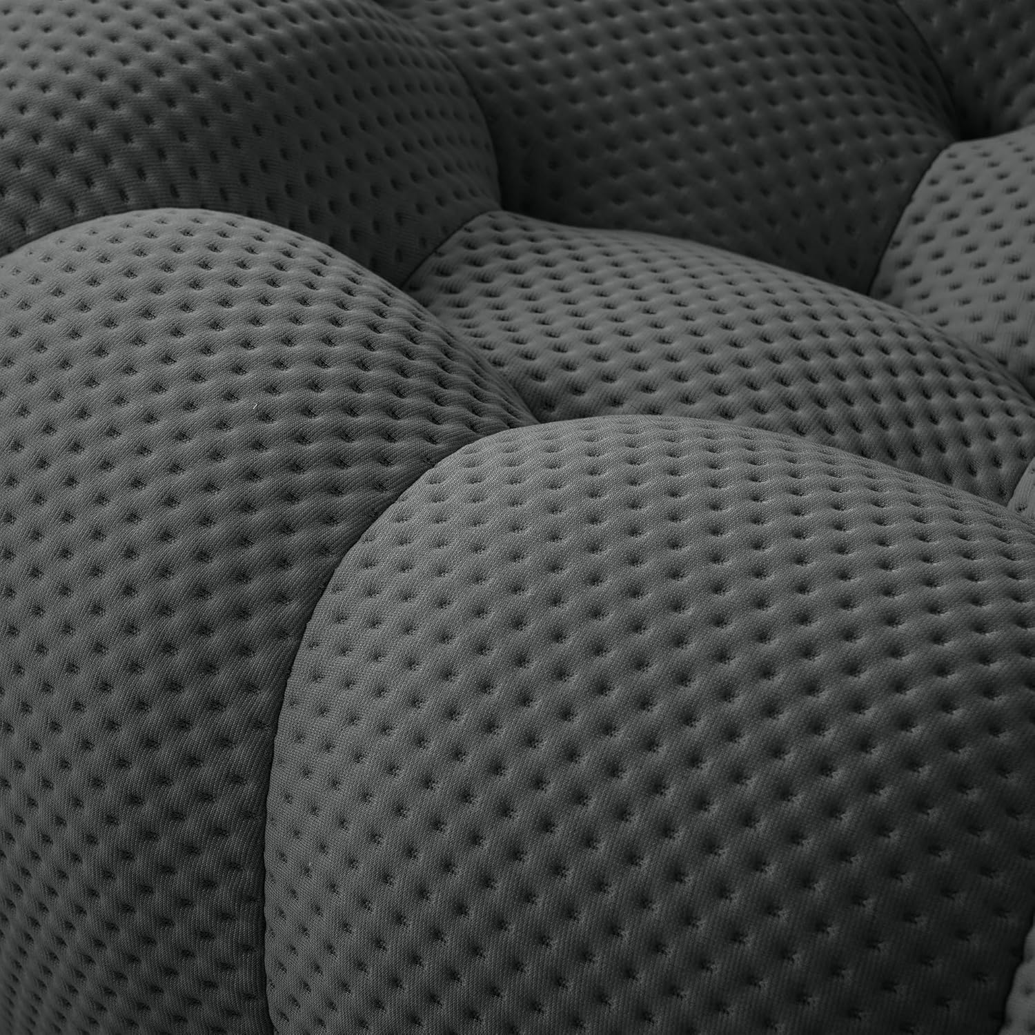 Nuvé® Mitsu Modular Bouclé Cloud Sofa - Dark Grey - 1 + 2 + 3 Seater and Ottoman - Image 6