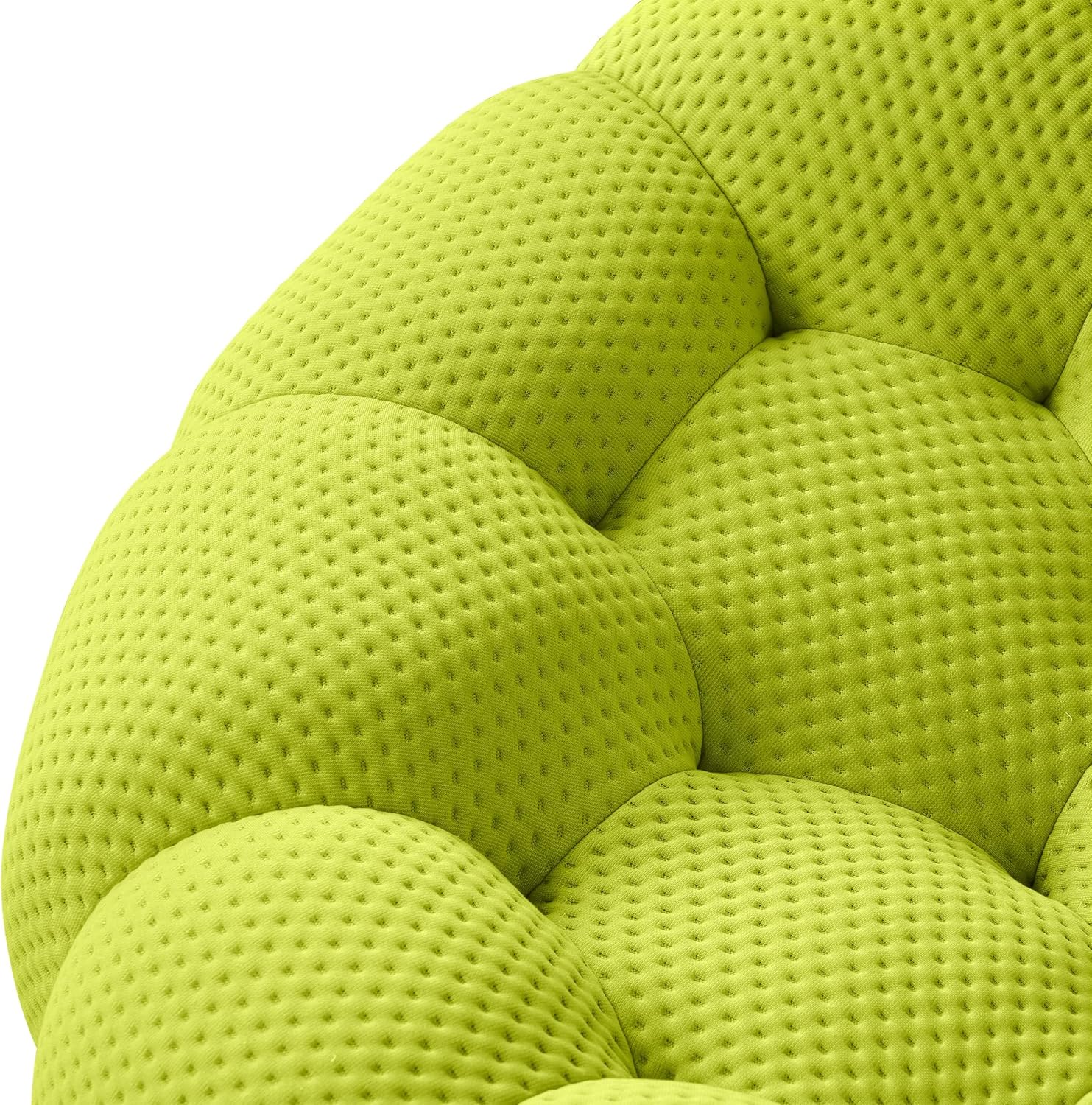Nuvé® Mitsu Modular Bouclé Cloud Sofa - Lime Green - Ottoman - Image 4