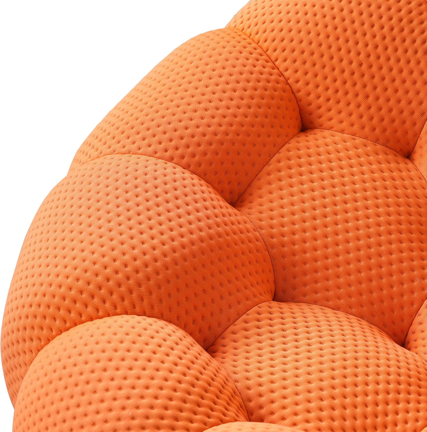Nuvé® Mitsu Modular Bouclé Cloud Sofa - Orange - 2 Seater Sofa - Image 4