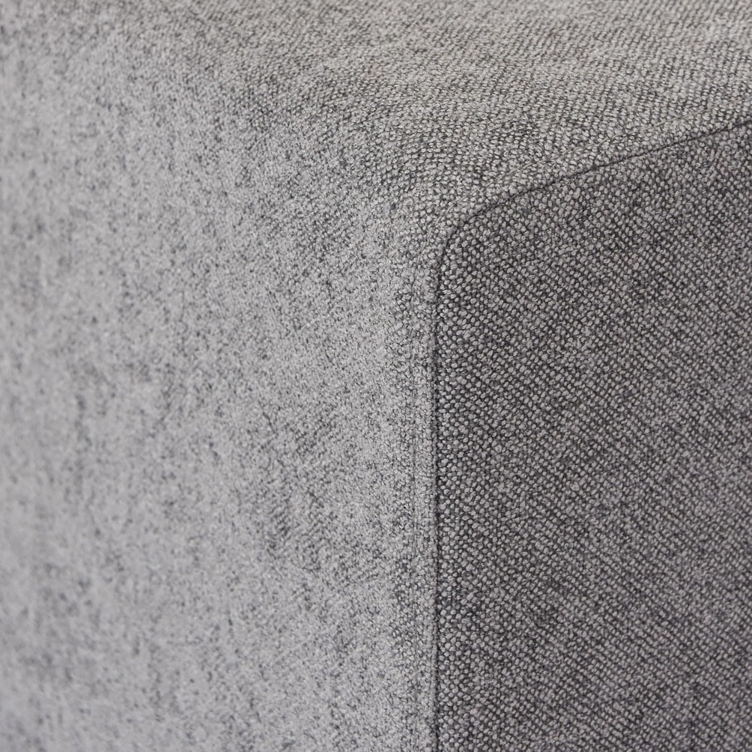 Nuvé® Solace Modular Bouclé Cloud Sofa - Space Grey - 2-Seater Sectional Sofa with Ottoman - Image 6