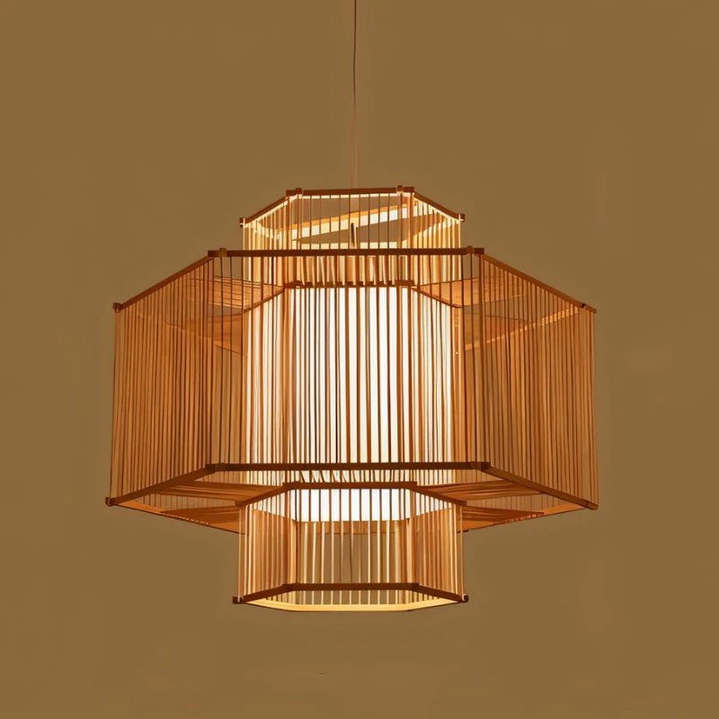 Oasis Rattan Pendant Light Collection - Image 8
