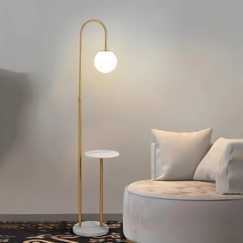 Okul Floor Lamp With Smart Side Table - Image 5