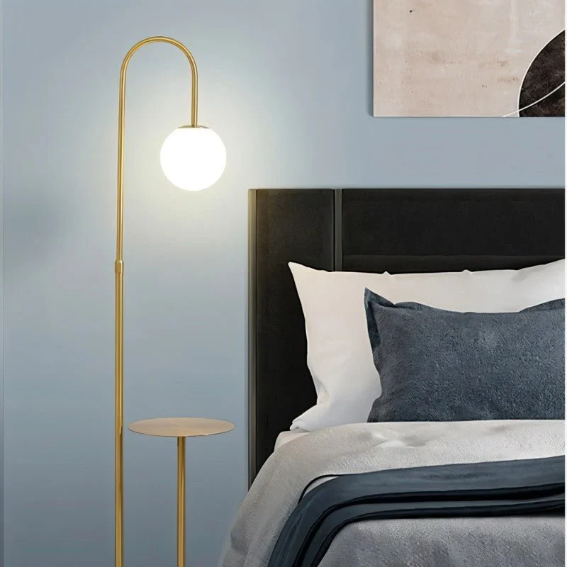 Okul Floor Lamp With Smart Side Table - Image 7