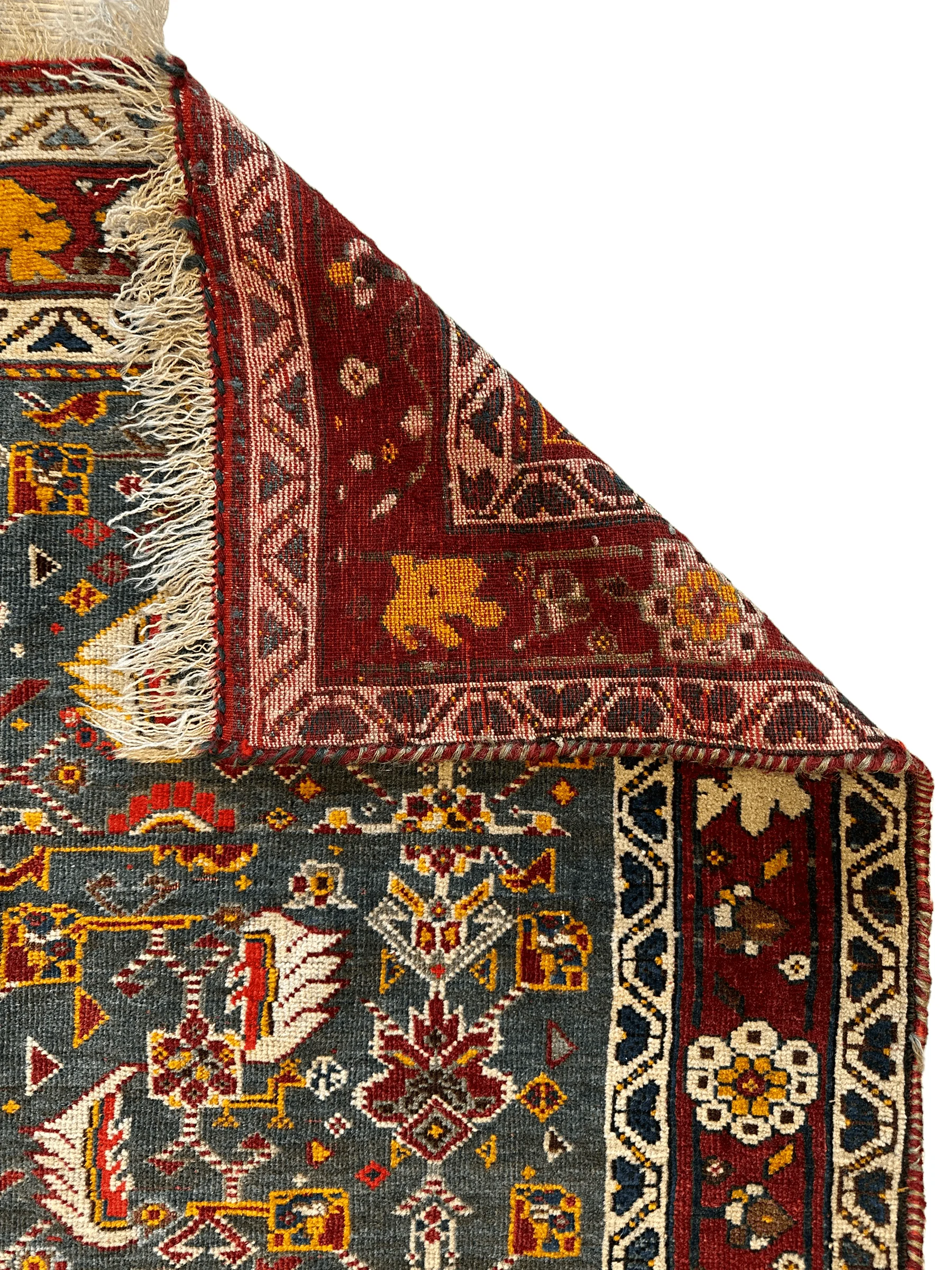One of a Kind Persian Kashkuli Runner - 3’2" X 6’8" - Image 5