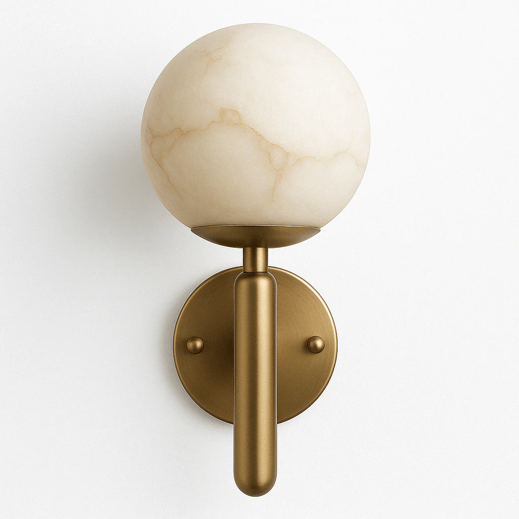 Orbis Alabaster Wall Lamp