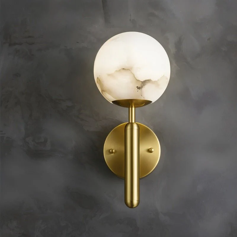 Orbis Alabaster Wall Lamp - Image 10