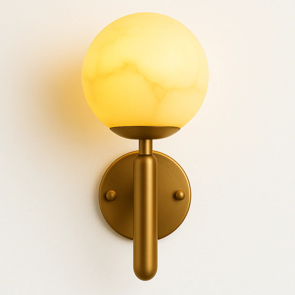 Orbis Alabaster Wall Lamp - Image 2